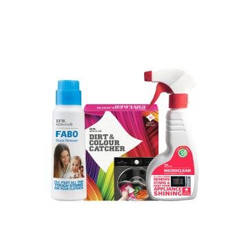 Dirt & Colour Catcher + Fabo + Microclean