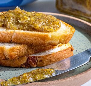 Orange Chia Jam Jar