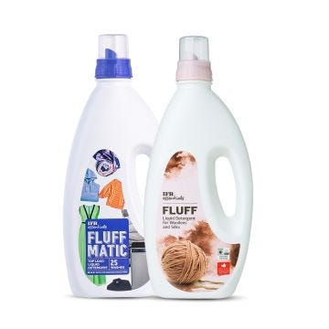 IFB Fluff Top Load + Liquid Detergent for Woollens & Silks Liquid Detergents