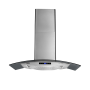 IFB GL ISLAND 90cm Centre Island Chimney in Kitchen fv