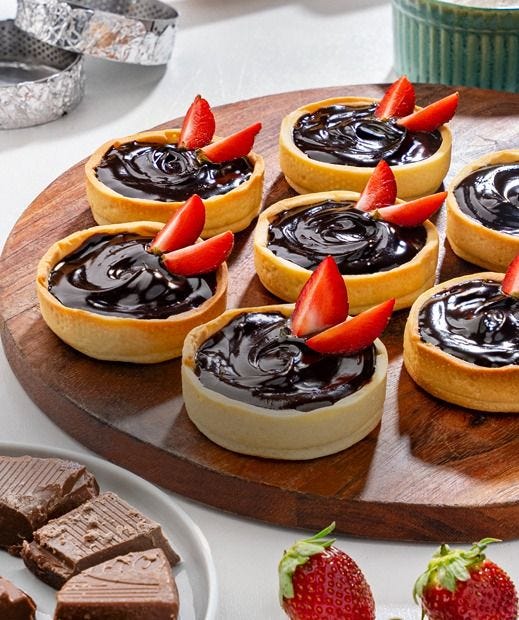 Chocolate and Strawberry Tart main product photo