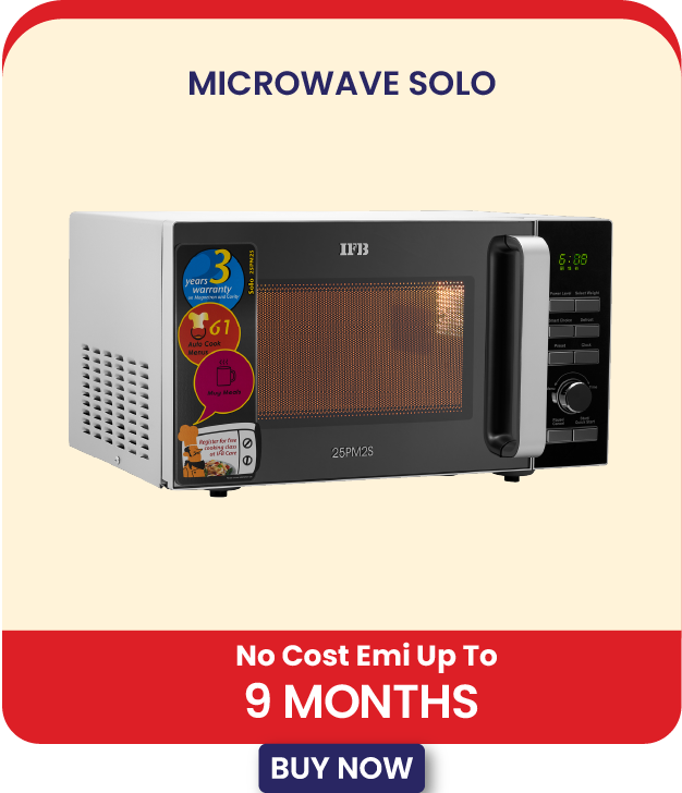 IFB Microwave Solo - Bring home IFB Solo Microwave starting at ₹7,190 only. Avail No Cost EMI up to 6 months.