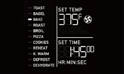 11 Preset Cooking Function 