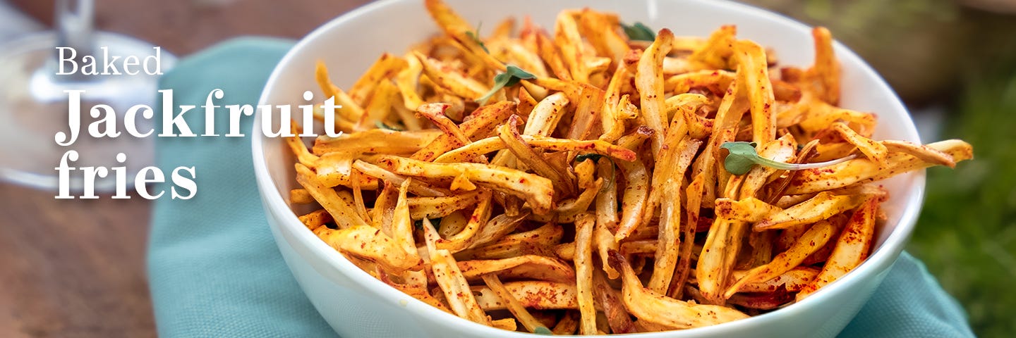 Baked Jack fruit Fries