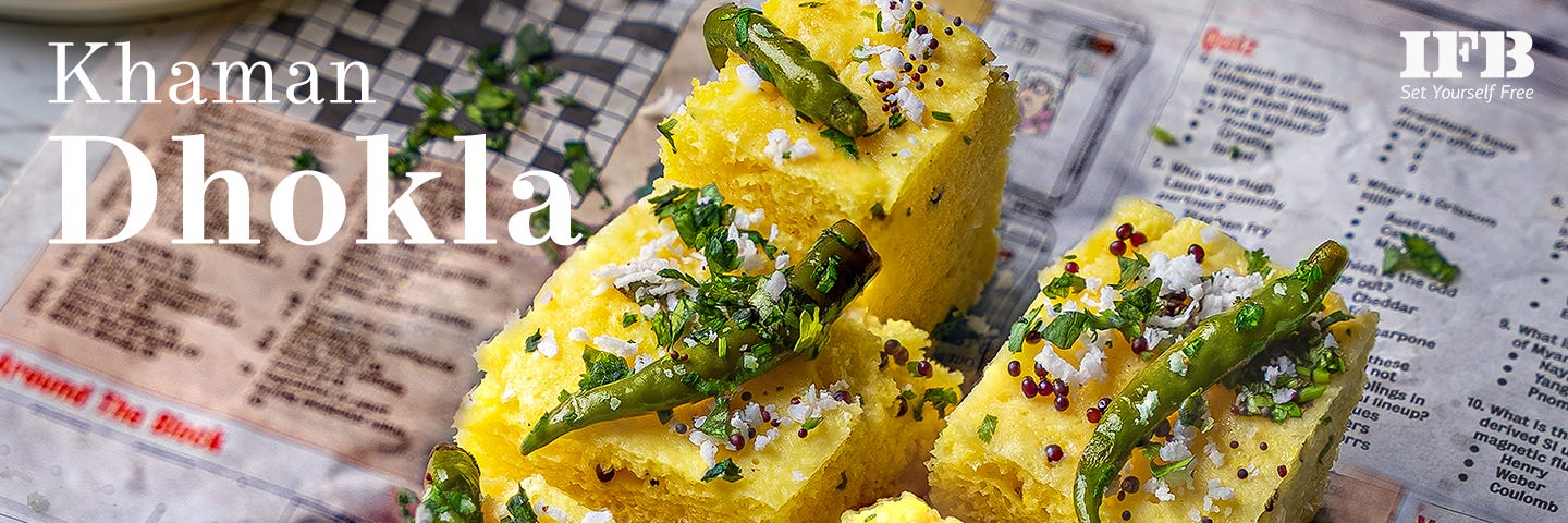 Khaman Dhokla in Microwave