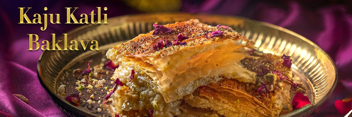 Navratri Special : Kaju Katli Baklava