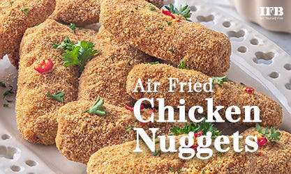 Air Fried Chicken Nuggets in Microwave Oven
