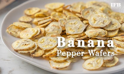 Banana Pepper Wafers In Microwave Oven