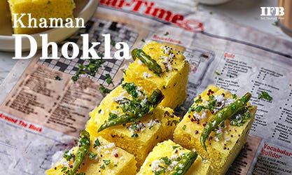 Khaman Dhokla in Microwave
