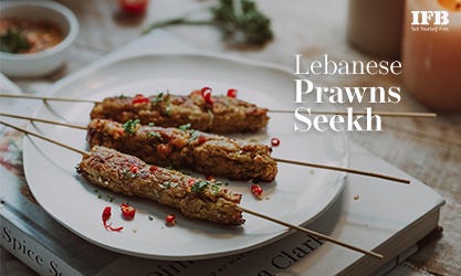 Lebanese 7 Spice Prawns Seekh