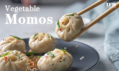 Vegetable Momo in Microwave