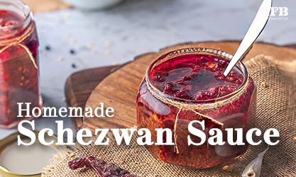 Homemade Schezwan Sauce in Microwave