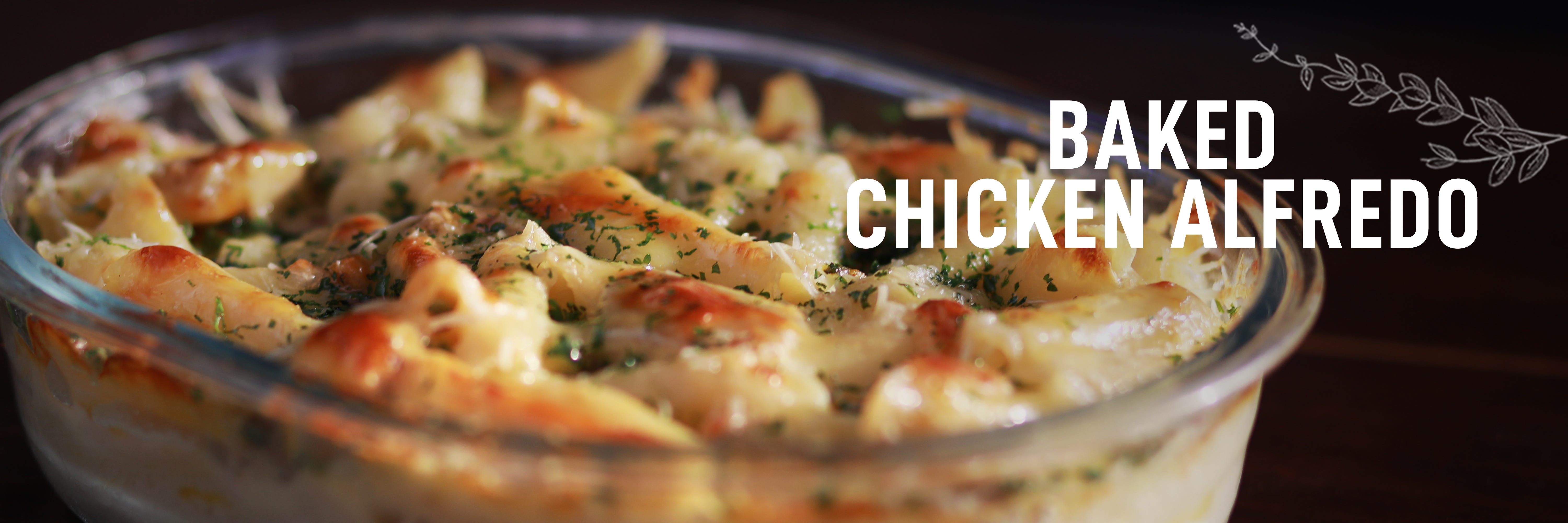 Baked Chicken Alfredo