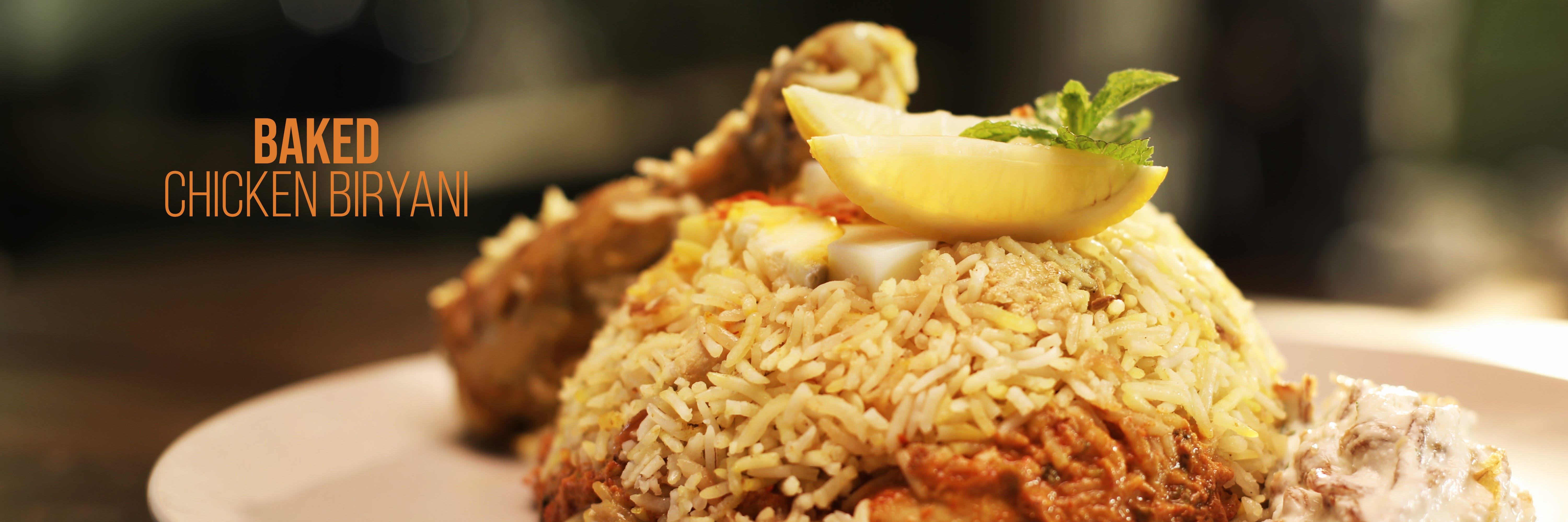 Baked Chicken Biryani