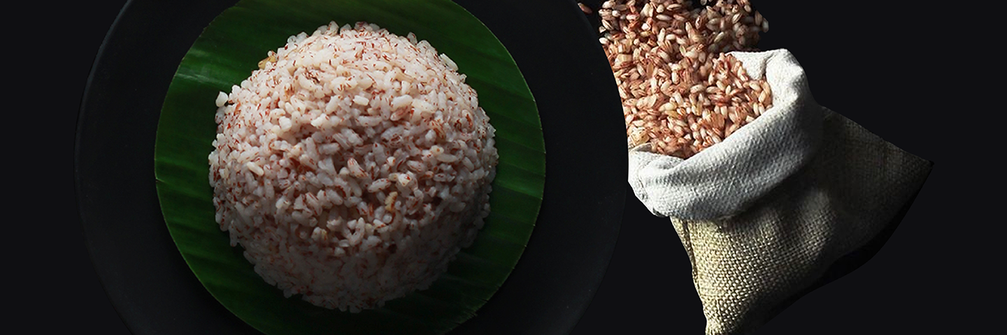 Kerala Matta Rice in Microwave