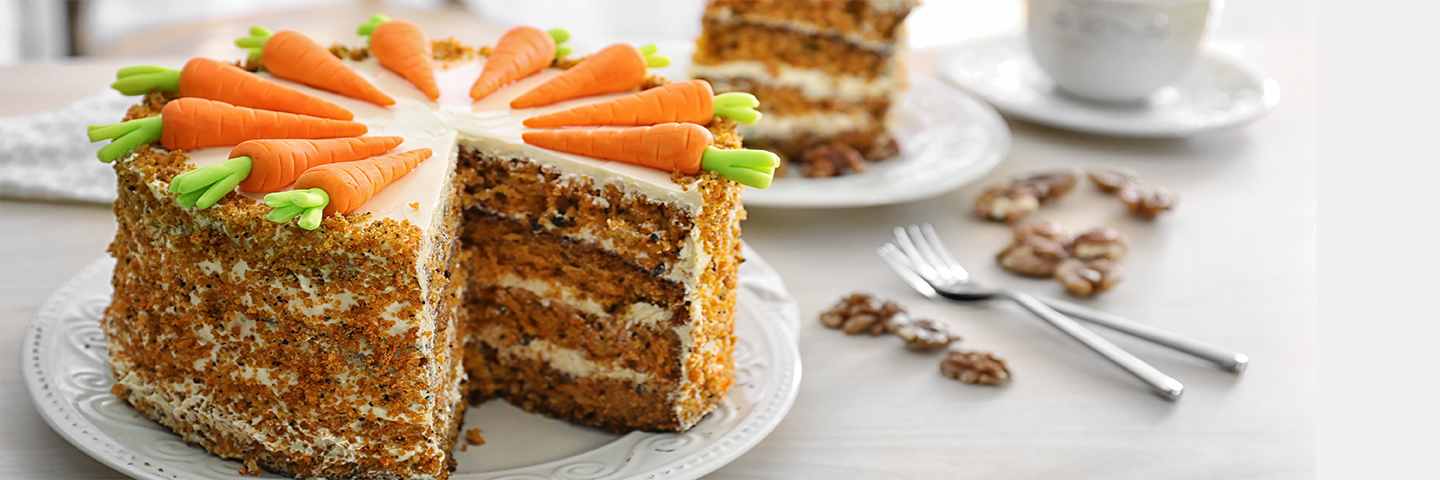 Easter Bunny Carrot Cake in Microwave