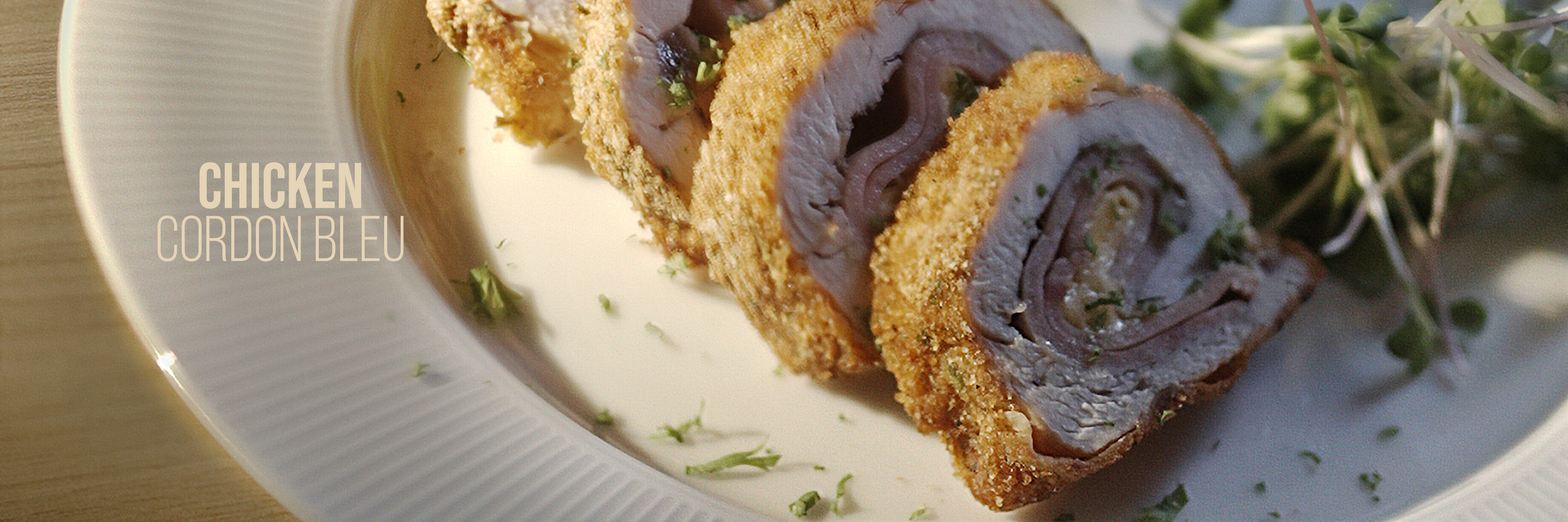 Chicken Cordon Bleu in Microwave