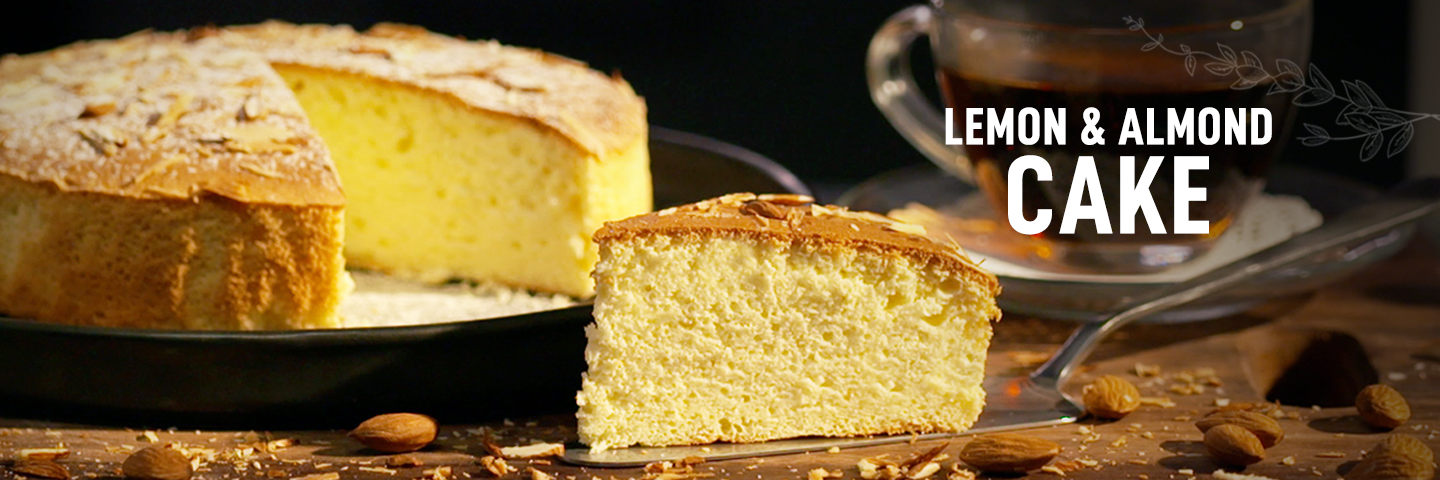 Lemon & Almond Cake Recipe in Microwave