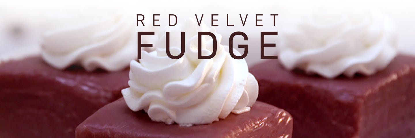 Red Velvet Fudge