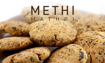 Methi Mathri in Microwave