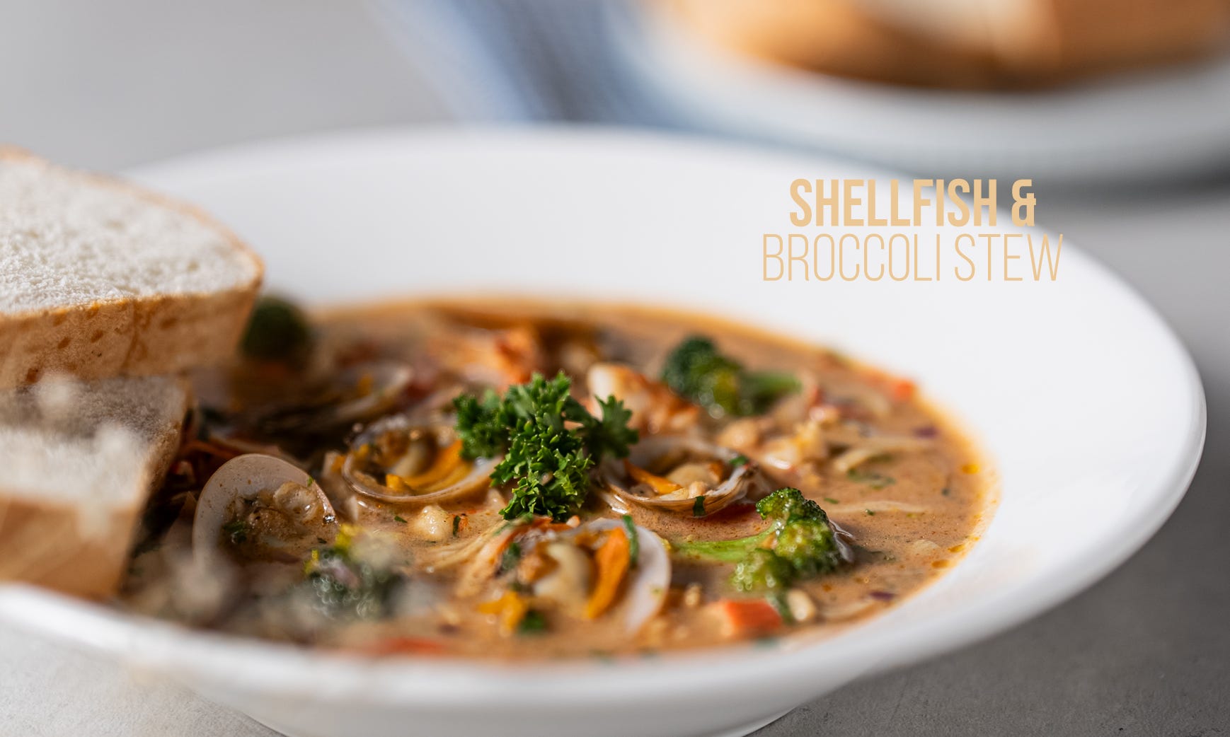 Shellfish & Broccoli Stew 