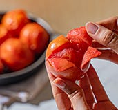 Blanching Tomatoes