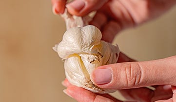 Peeling Garlic Pods